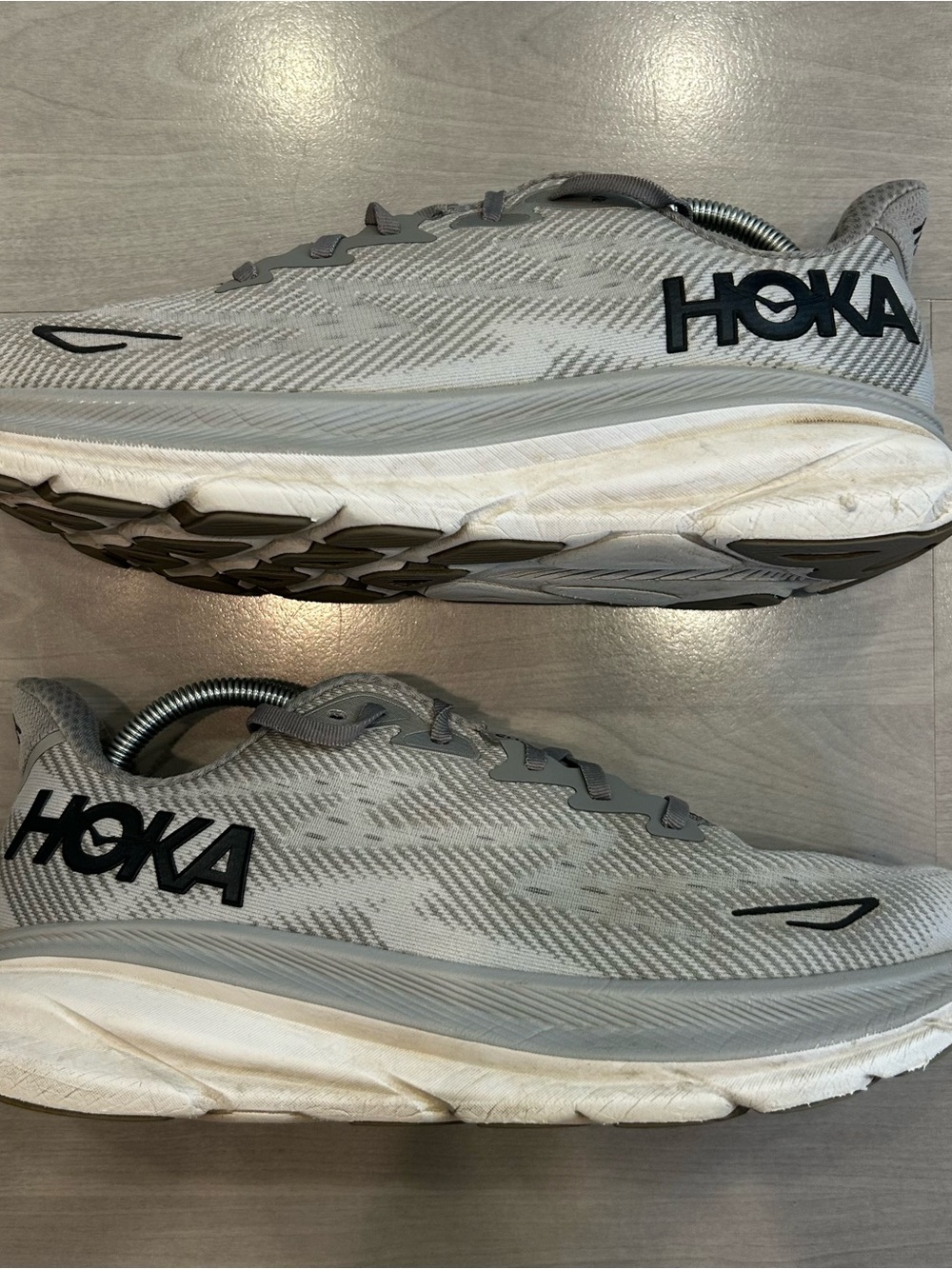 Hoka One One Clifton 9 Harbor Mist Running Shoes Sneakers Men's Size 10.5D